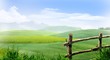 Rolling Green Hills In Mist