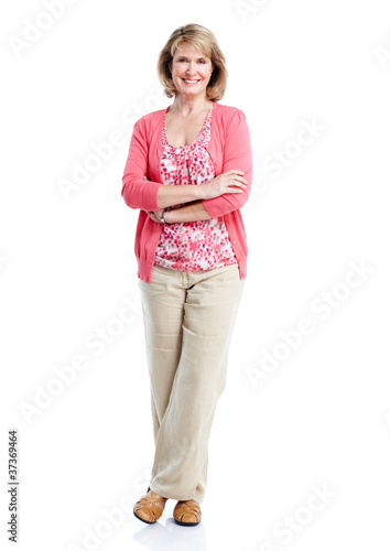 Photo: Senior lady. Senior lady.