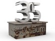 Jubiläum 35 Podest silber Jubiläum 35 Podest silber