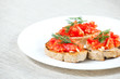 Tomato sandwiches