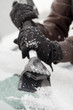 Photo: Ice scraper. Ice scraper.