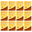 vector document icons