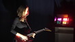 rock guitar girl