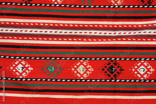 Photo: Hand woven kilim pattern Hand woven kilim pattern