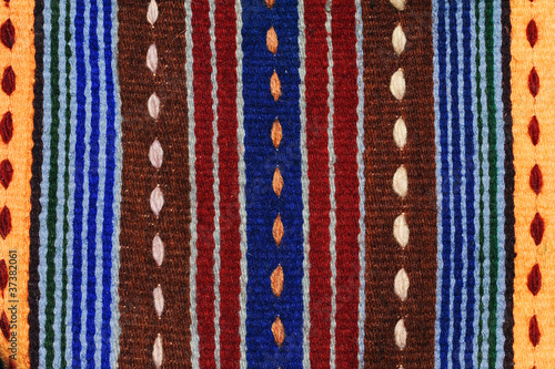 Photo: Hand woven kilim pattern Hand woven kilim pattern