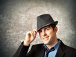 Man with hat