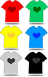 Camisetas de corazon