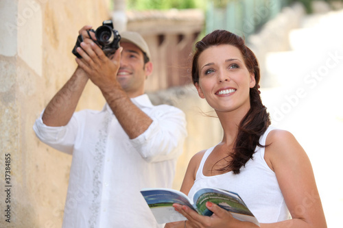 Photo: Tourists photographing monuments Tourists photographing monuments