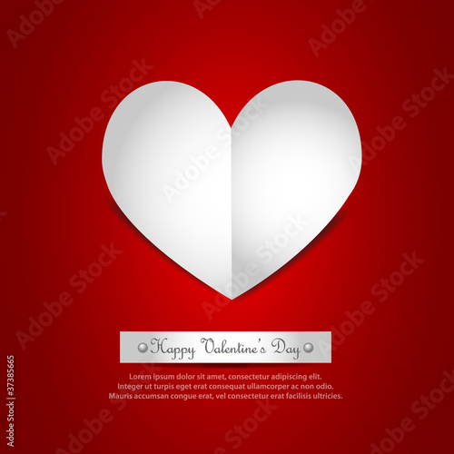 Vector: Heart Paper Heart Paper