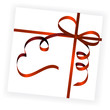 Vector red ribbon