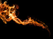Fond texture abstrait flamme fumée