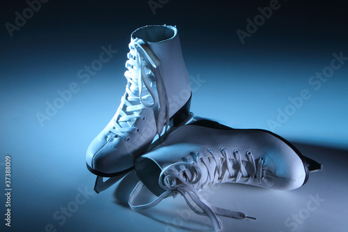 Photo: skates skating skates skating