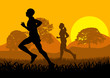 Vector: Vector running poster Vector running poster