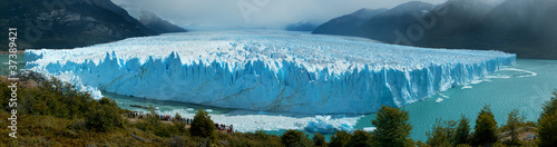 Photo: Panoramic view of Perito Moreno Glacer, Patagonia, Argentina. Panoramic view of Perito Moreno Glacer, Patagonia, Argentina.