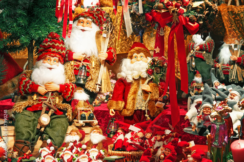 Photo: Christmas decorations at a Christmas Market. Christmas decorations at a Christmas Market.