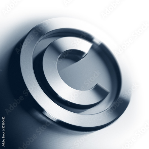 Illustration: copyright symbol - copyrighted copyright symbol - copyrighted