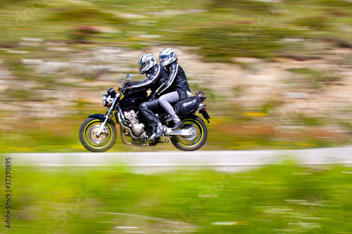 Photo: moto in velocità moto in velocità