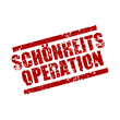 stempel eckig schönheitsoperation I