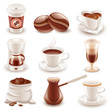 Vector: Coffee set Coffee set
