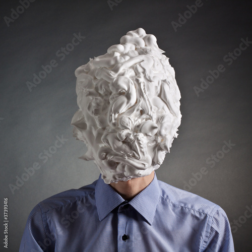 Photo: Foam for shaving Foam for shaving