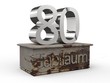 Jubiläum 80 Podest silber Jubiläum 80 Podest silber