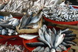 Fresh fish at the market Fresh fish at the market