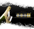 Illustration: felice anno nuovo con cambio data felice anno nuovo con cambio data