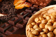 Nocciole con cioccolata fondente