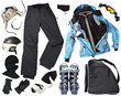 Female skier clothing