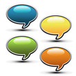 Vector speech bubbles