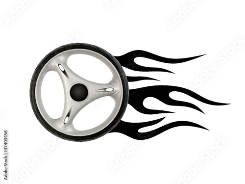 Photo: Plastic wheel Plastic wheel