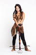woman with arbalest