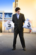 Photo: Business Man Looking For Financial Planning Help Business Man Looking For Financial Planning Help