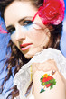 Photo: Woman Wearing Heart On Sleeve Woman Wearing Heart On Sleeve