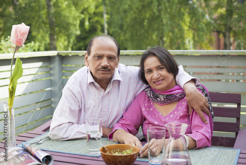 Photo: Happy retired indian couple Happy retired indian couple