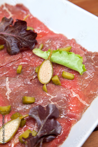 Photo: Carpaccio de boeuf Carpaccio de boeuf