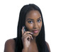 Sweet girl talking on mobile phone