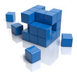 Blaue Bausteine