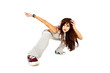 Sexy Tänzerin mit Hip Hop-Look