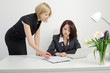 Photo: Teamwork in the office Teamwork in the office