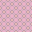 Vintage damask wallpaper pattern with abstract flowers and swirl