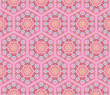 Vintage damask wallpaper pattern with abstract flowers and swirl