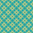 Vintage damask wallpaper pattern with abstract flowers and swirl