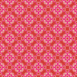 Vintage damask wallpaper pattern with abstract flowers and swirl