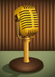 Retro microphone.