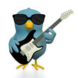 Bluebird as rockstar Bluebird as rockstar