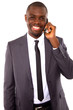 Photo: businessman with mobile businessman with mobile