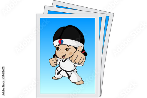Taekwondo kid