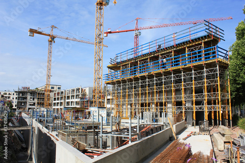 Photo: Immeuble en construction-1428 Immeuble en construction-1428