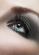 Woman eye with makeup